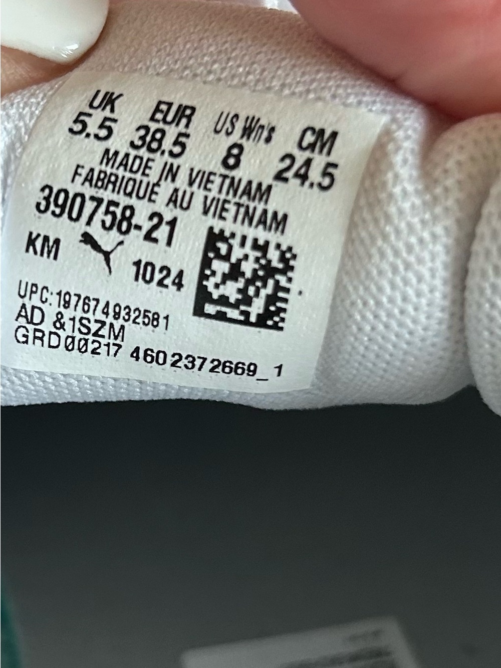 PUMA Smash Platform V3 Sneakers Size 8 Women’s Style 390758-21 White NWOT - Picture 6 of 9
